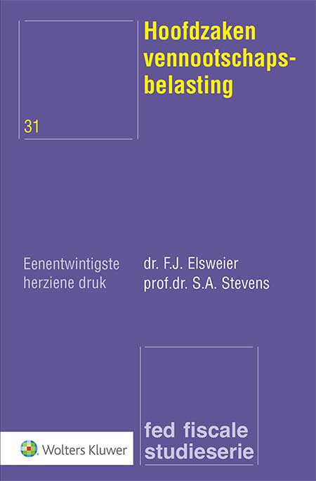 Hoofdzaken vennootschapsbelasting