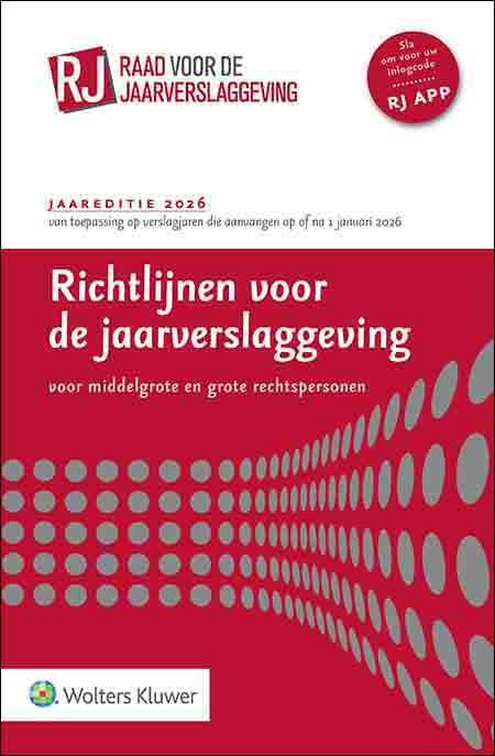 Richtlijnen voor de jaarverslaggeving, middelgrote en grote rechtspersonen 2026